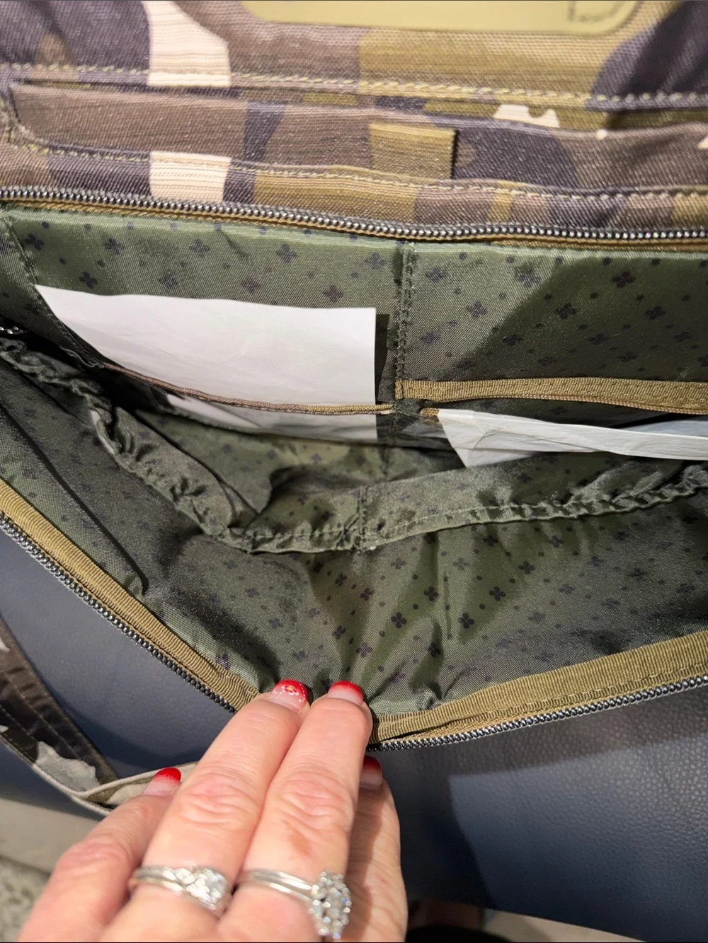 lug Trolley Duffel - Camo Olive NWT